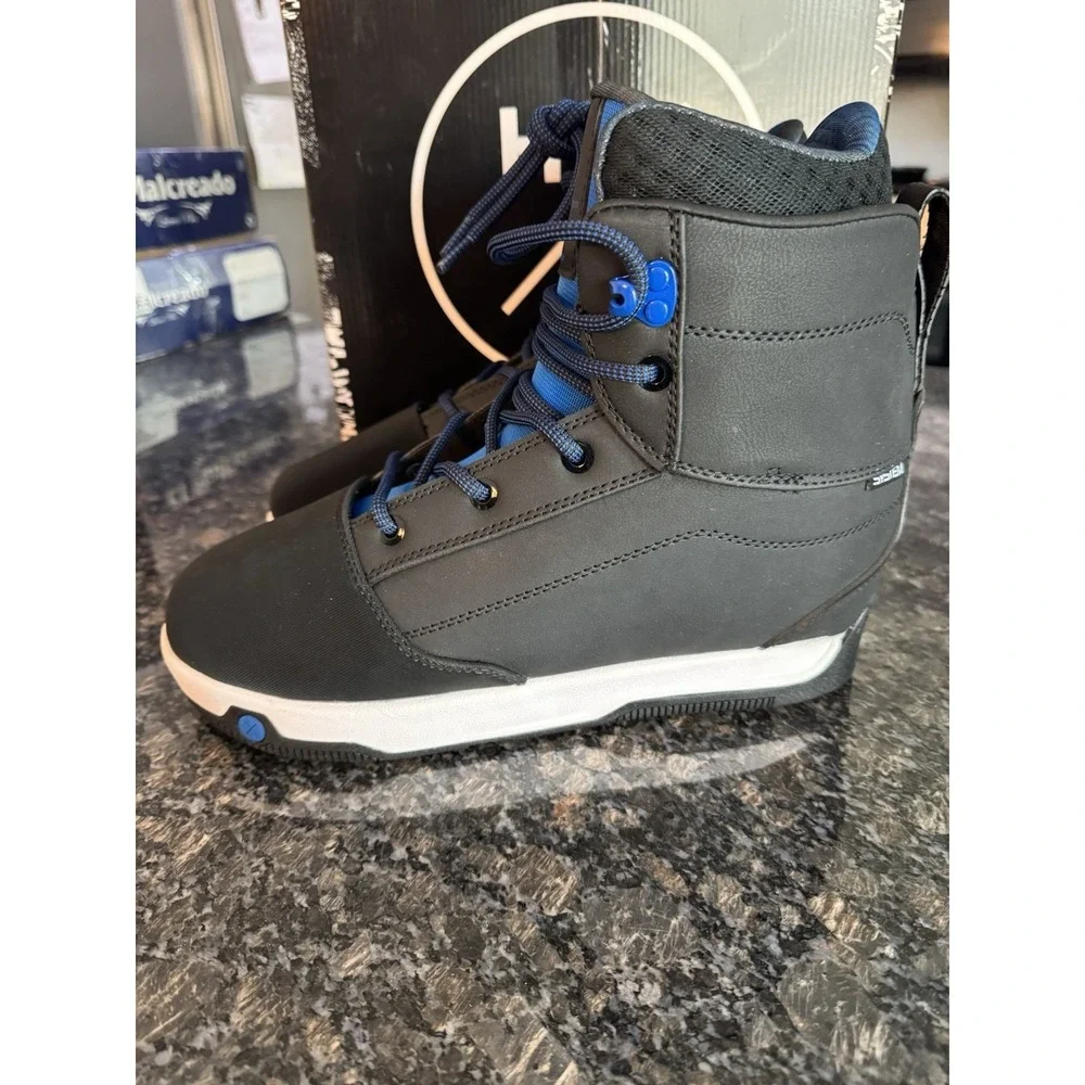 Hyperlite Distortion System Wakeboard Boots - 2023 Blue Black. NWB Size 12 Men's